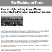 pentagon acquisition scandal